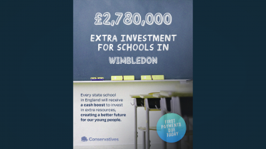 Extra investment for schools in Wimbledon